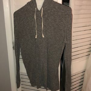 express long sleeve hooded tee